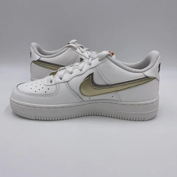 Nike Air Force 1 LV8 White Womens Shoes - Picture 2 of 8